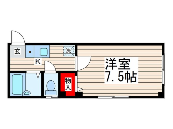 ヴェルドミ－ル西落合の物件間取画像